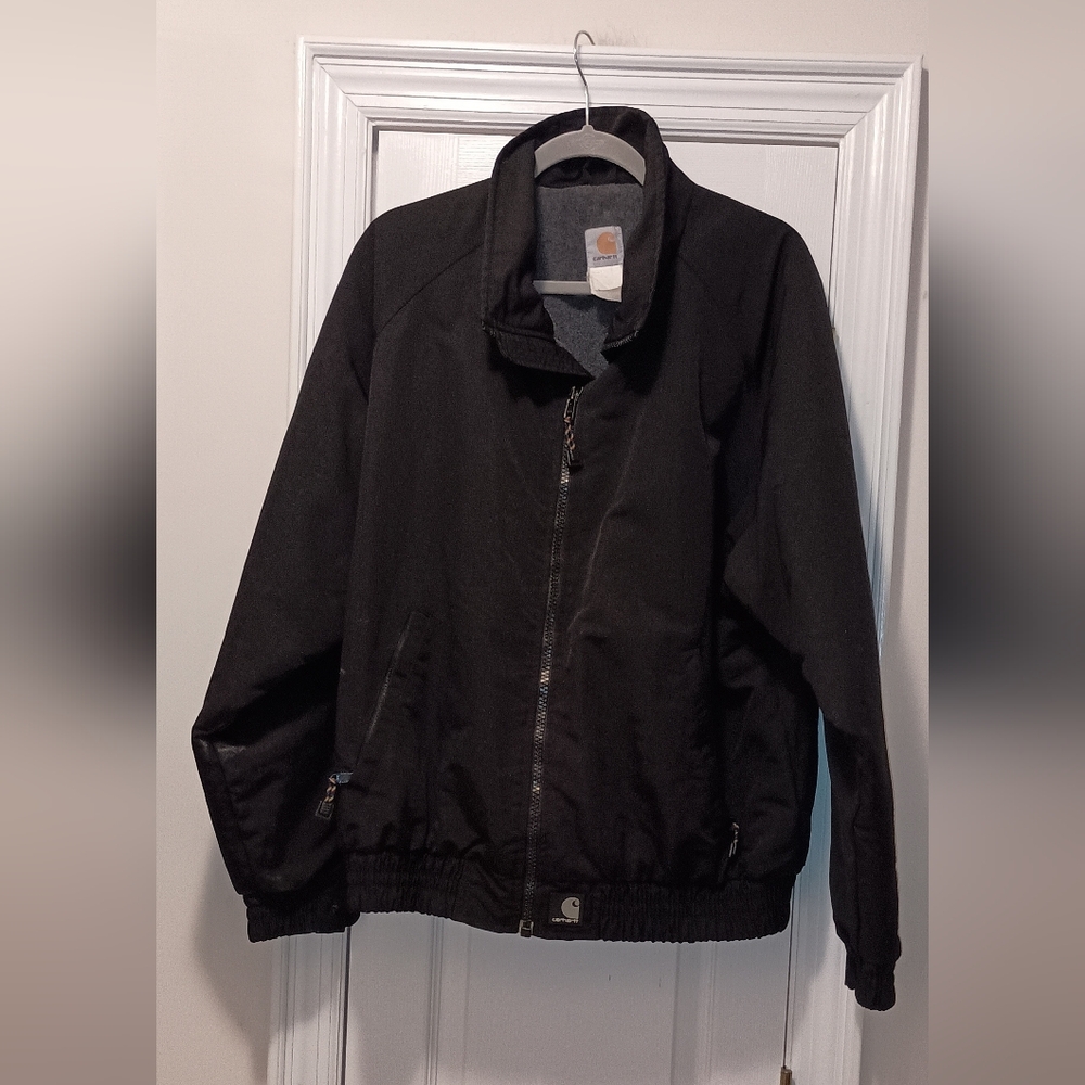 Vintage Nylon Fleece Lined Men's Work Jacket Size XL